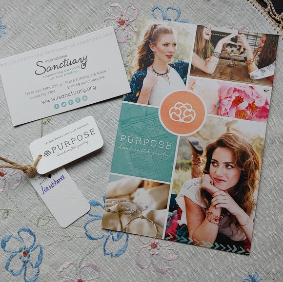 Aurora Brass Necklace by Purpose - Picture 3 of 12